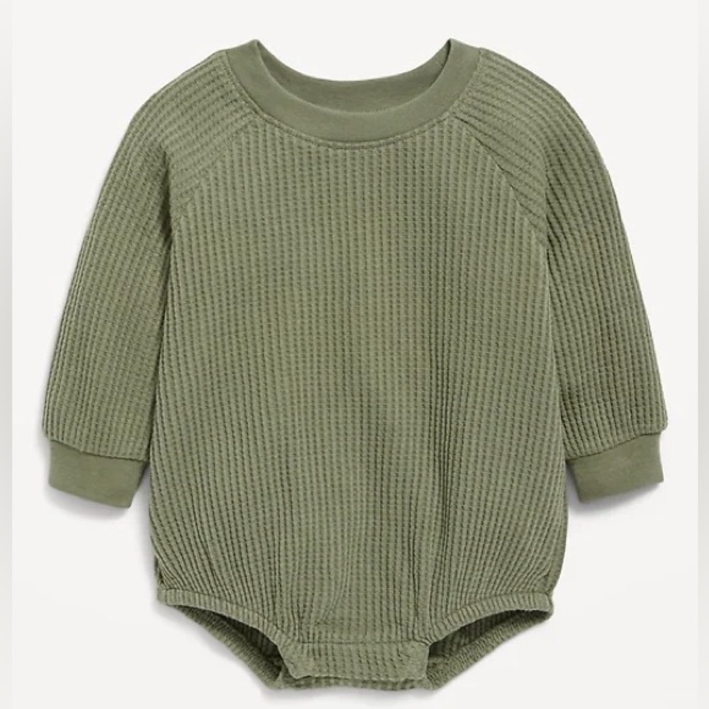 [Bundle 5/$20] Old Navy Long-Sleeve Fleece One-Piece Romper for Baby